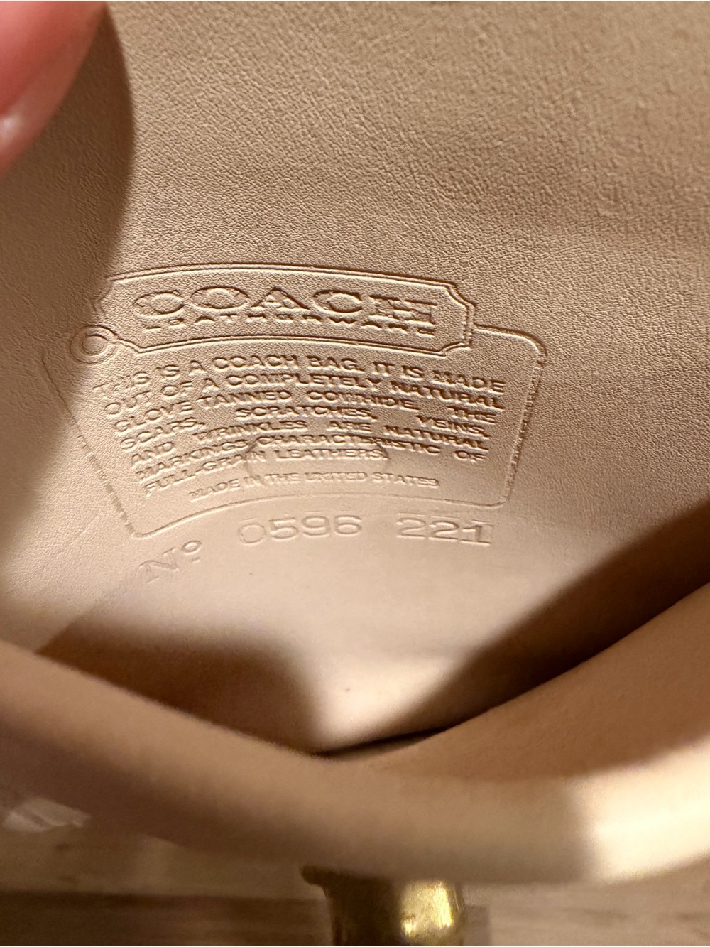 Vintage Coach Scooter Crossbody Bag Cream - Picture 6 of 12